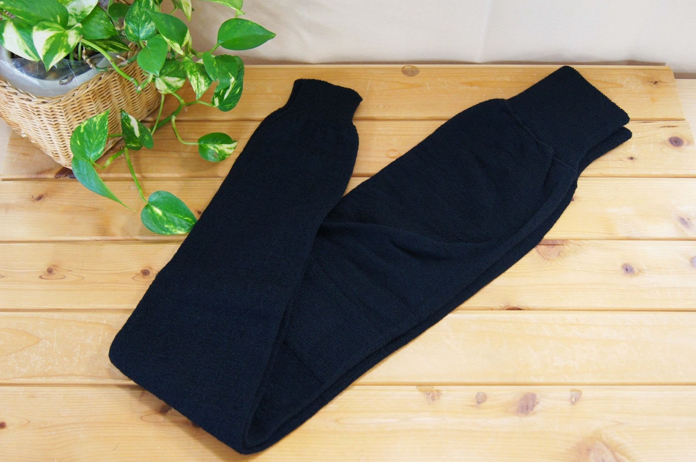 冷えとりスパッツ　シルク&ウール