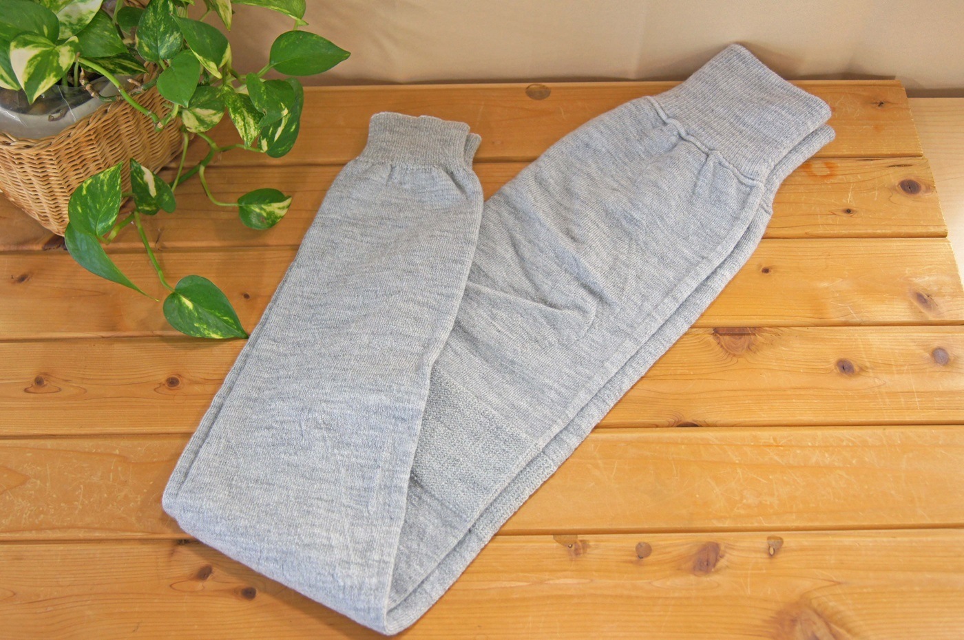 冷えとりスパッツ　シルク&ウール