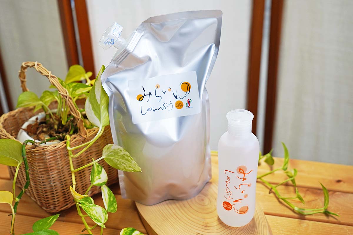 スクワラン配合 アミノ酸石けんシャンプー 心が安らぐ 地肌に優しい  『みらいゆ しゃんぷぅ』 詰替 800mL