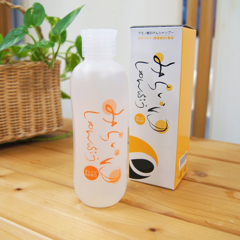 スクワラン配合 アミノ酸石けんシャンプー 心が安らぐ 地肌に優しい 『みらいゆ しゃんぷぅ』 200mLボトル