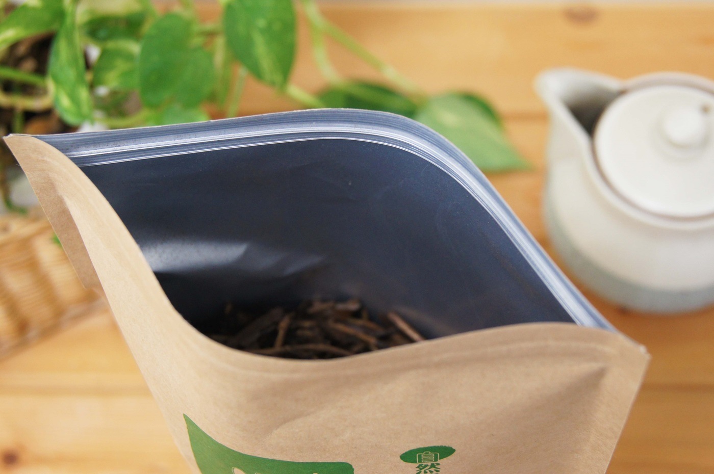 自然農法・在来種のお茶！ ゆこん『すっきり』番茶 リーフ200g