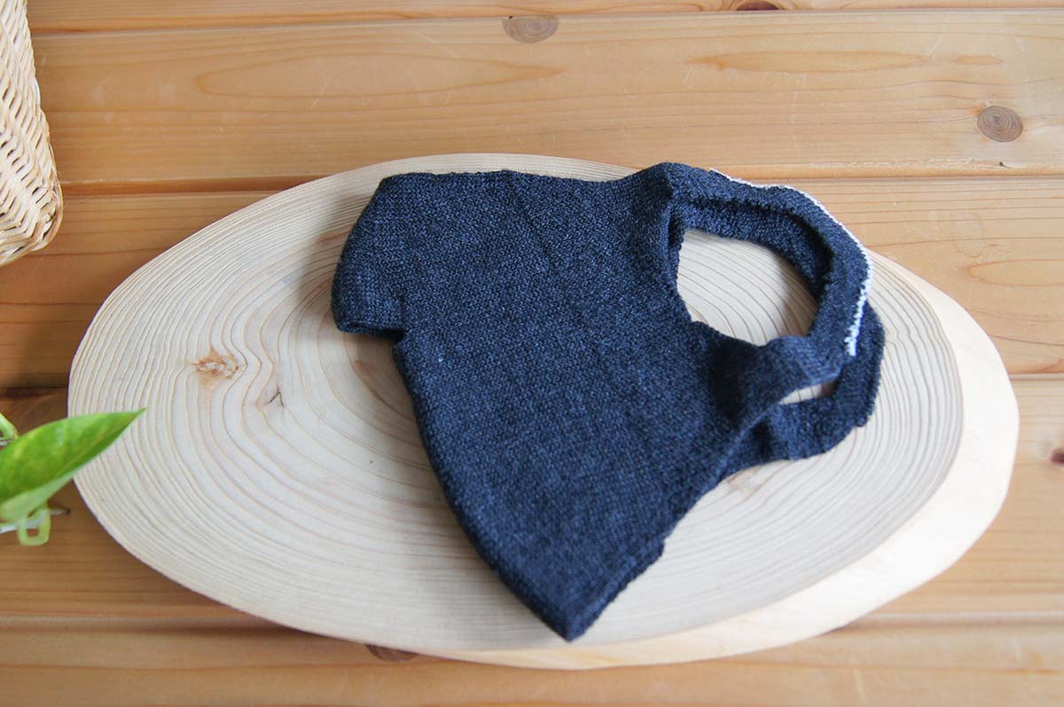 ただいま半額！ 飛沫防止  呼吸楽々 夏用 咳エチケットマスク 薄手 天然素材 ゴム糸無し Lサイズ