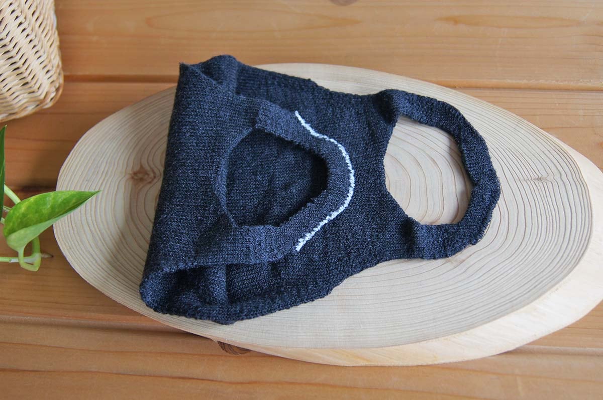 ただいま半額！ 飛沫防止  呼吸楽々 夏用 咳エチケットマスク 薄手 天然素材 ゴム糸無し Lサイズ