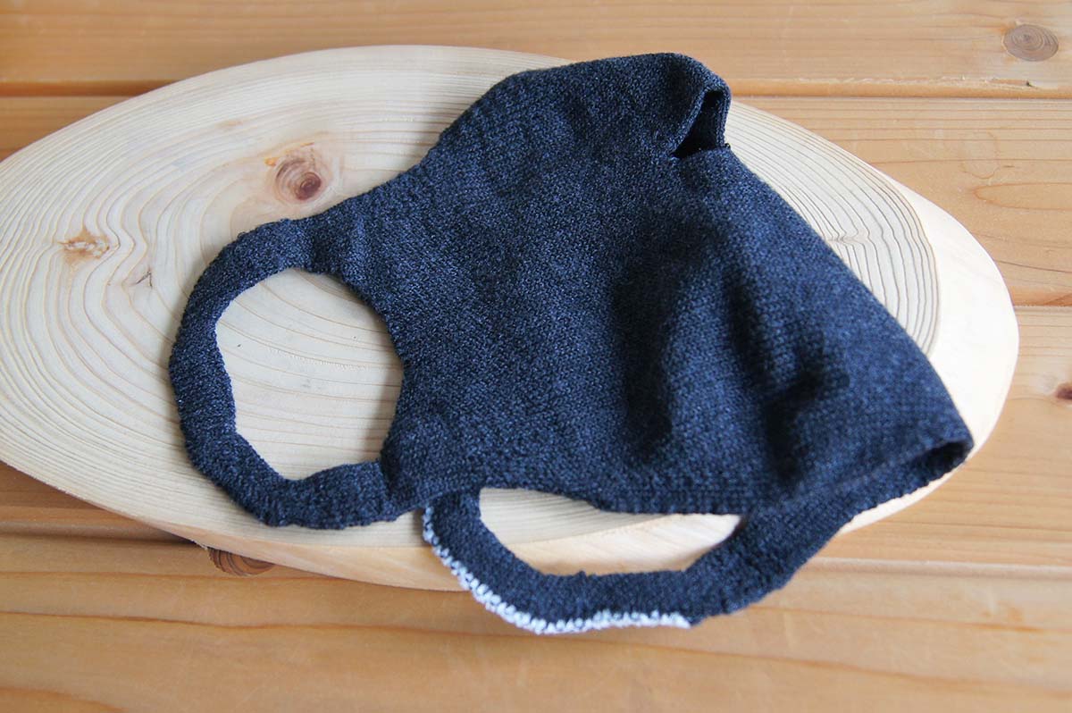 ただいま半額！ 飛沫防止  呼吸楽々 夏用 咳エチケットマスク 薄手 天然素材 ゴム糸無し Lサイズ