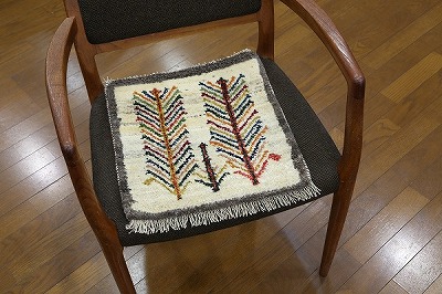 座布団風ギャッベ 29437 【原産地】イラン　シラーズ