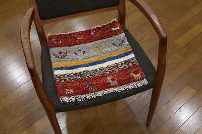 座布団風ギャッベ 28512 【原産地】イラン　シラーズ