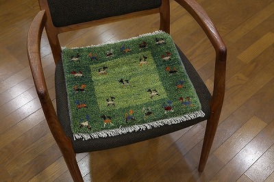 座布団風ギャッベ 27302 【原産地】イラン シラーズ