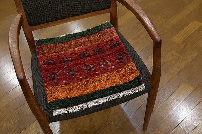 座布団風ギャッベ 29455 【原産地】イラン シラーズ