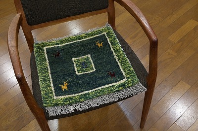 座布団風ギャッベ 26842 【原産地】イラン シラーズ