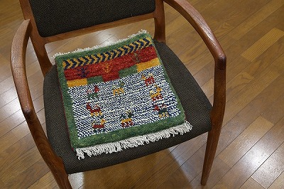 座布団風ギャッベ 28521 【原産地】イラン シラーズ