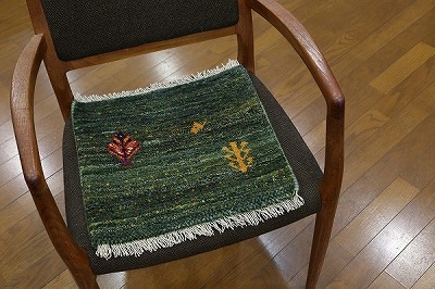 座布団風ギャッベ 29502 【原産地】イラン シラーズ