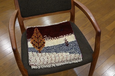 座布団風ギャッベ 29512 【原産地】イラン シラーズ