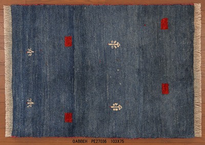 フロアー向きギャッベ 27036 【原産地】イラン シラーズ