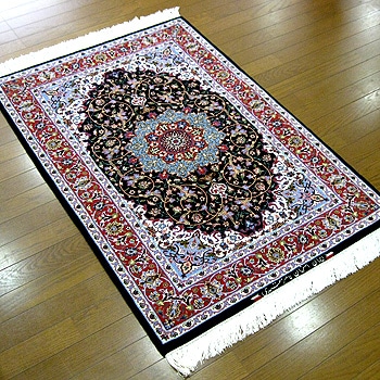 フロアー向きウール絨毯 23536 【原産地】イラン・イスファハン