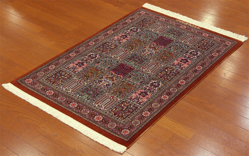 フロアー向きウール絨毯 22786 【原産地】イラン・クム