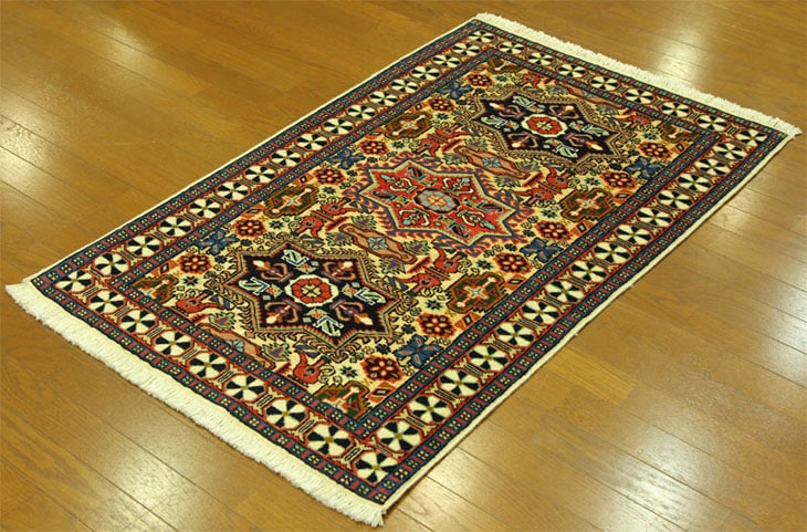 フロアー向きウール絨毯 16569 【原産地】イラン・アルダビル