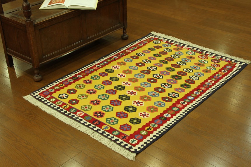 フロアー向きキリム 24625 【原産地】イラン・シラーズ