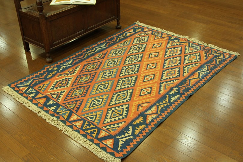 フロアー向きキリム 25862 【原産地】イラン・シラーズ