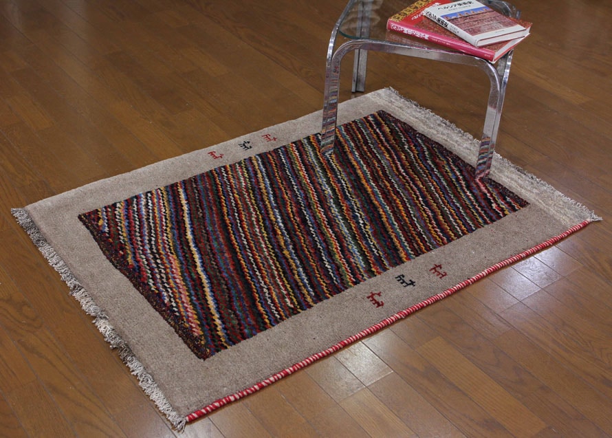 フロアー向きギャッベ 25733 【原産地】イラン シラーズ