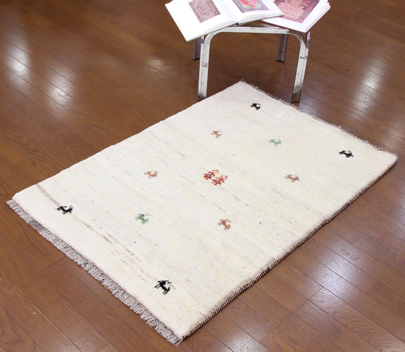 フロアー向きギャッベ 26076 【原産地】イラン・シラーズ