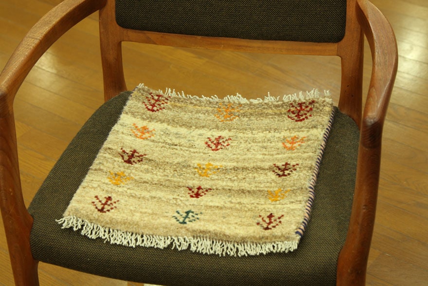 座布団風ギャッベ 26193 【原産地】イラン　シラーズ