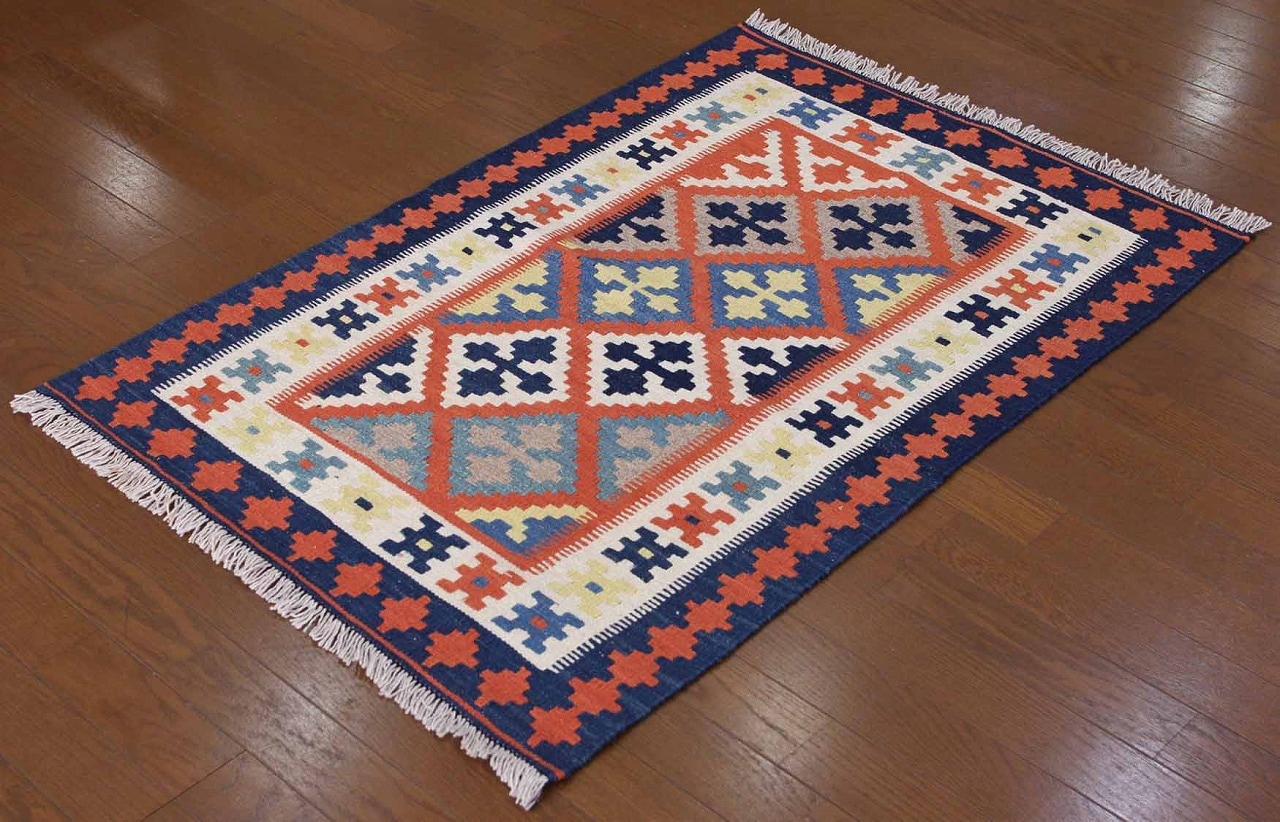 フロアー向きキリム 22391 【原産地】イラン　シラーズ