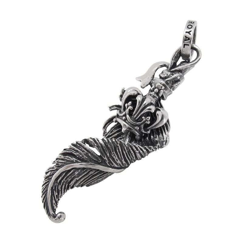 TWISTED FEATHER WITH CROWN