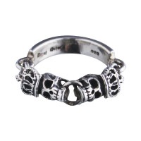 SKULL WITH CROWN CHAIN BAND