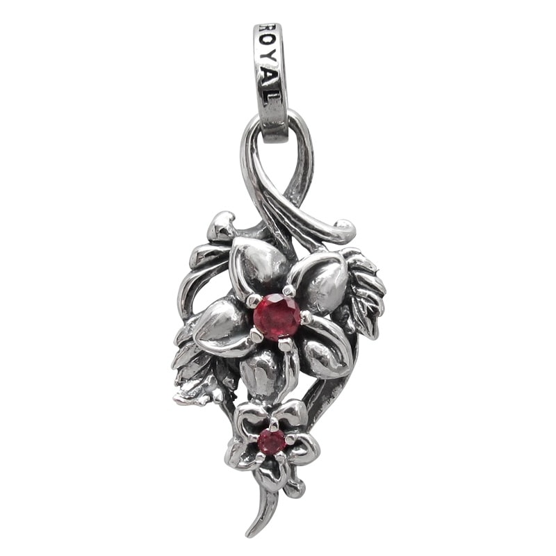 DOUBLE PLUMERIA WITH CENTER CZS