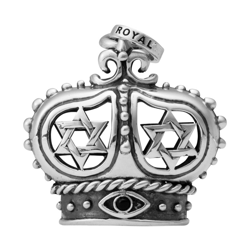 CROWN OF DAVID WITH CZ