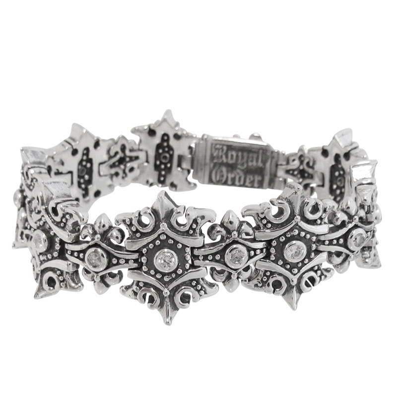 SMALL KING CROWN TRELLIS WITH  CZ