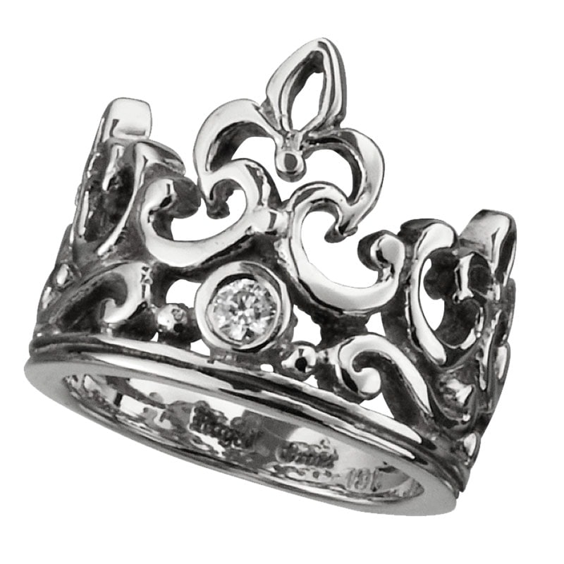 OPEN TIARA WITH CRYSTAL