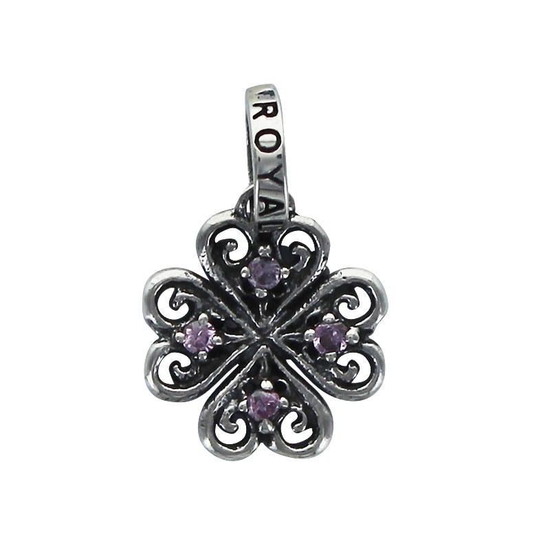 ALLEGRA HEART CLOVER WITH 4 CZ