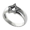 SERENDIPITY STAR SOLID BAND WITH DIAMONDS