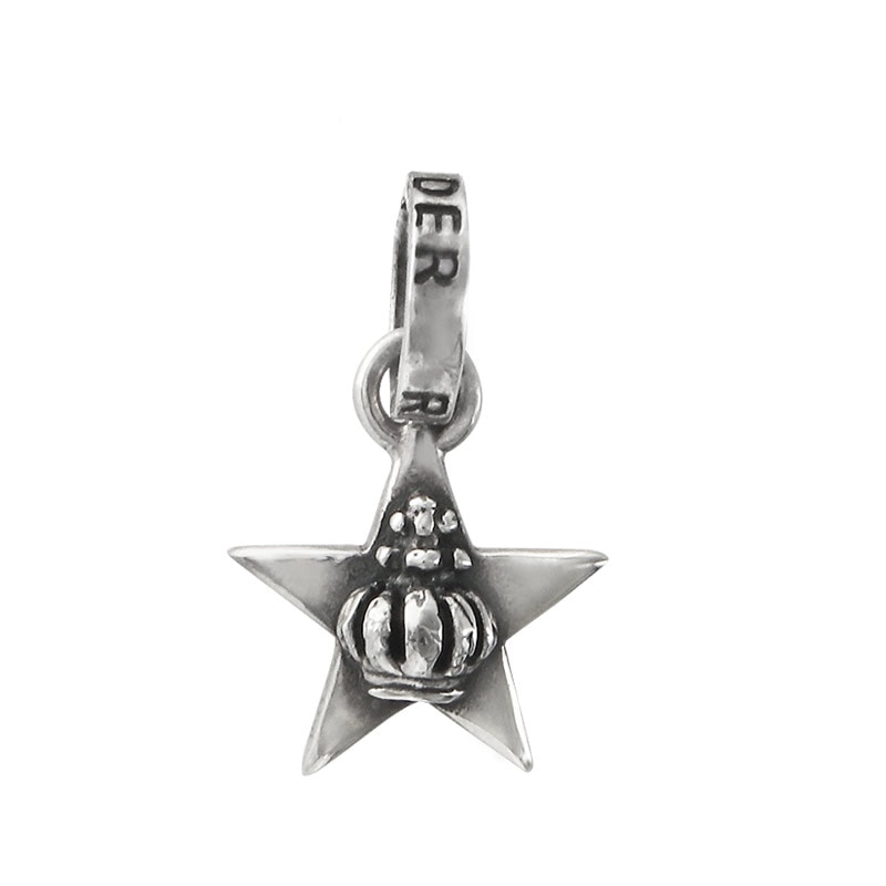 TINY STAR WITH CROWN CHARM