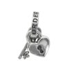 TINY HEART LOCK & KEY CHARM
