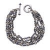 4 TINY C CHAIN LINK BRACELET