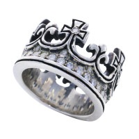 LARGE CROWN WITH FULL PAVE CZ