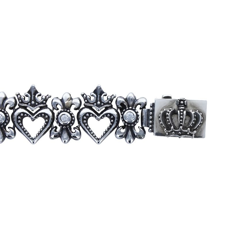 SMALL ROYAL HEARTS TRELLIS WITH CZ