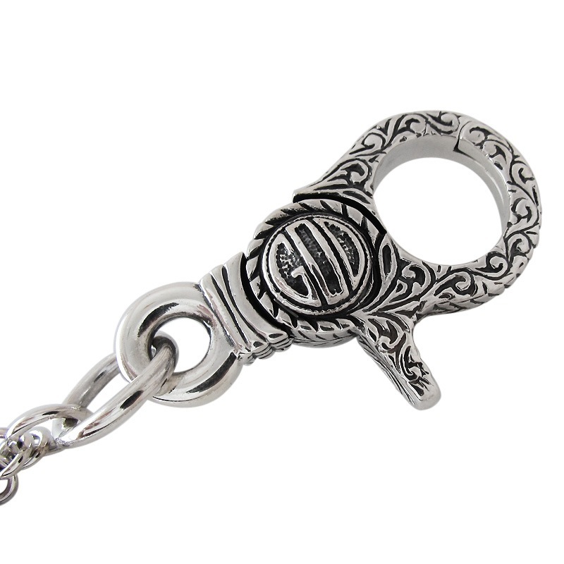 DOUBLE MINI PITBULL CHAIN WITH TRIBAL CLIP