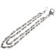 DOUBLE MINI PITBULL CHAIN WITH TRIBAL CLIP