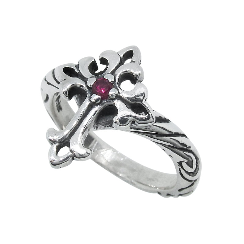 RIBBON TIARA BAND WITH OPENCROSS WITH CENTER CZ