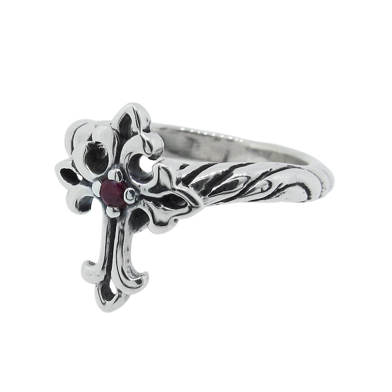 RIBBON TIARA BAND WITH OPENCROSS WITH CENTER CZ