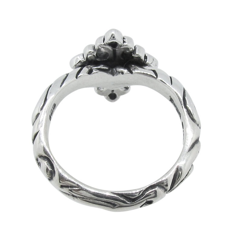 RIBBON TIARA BAND WITH OPENCROSS WITH CENTER CZ