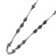 TABERNACLE NECKLACE WITH SKULL BEAD & CROSS