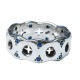 HOLY CROSS WITH SAPPHIRES