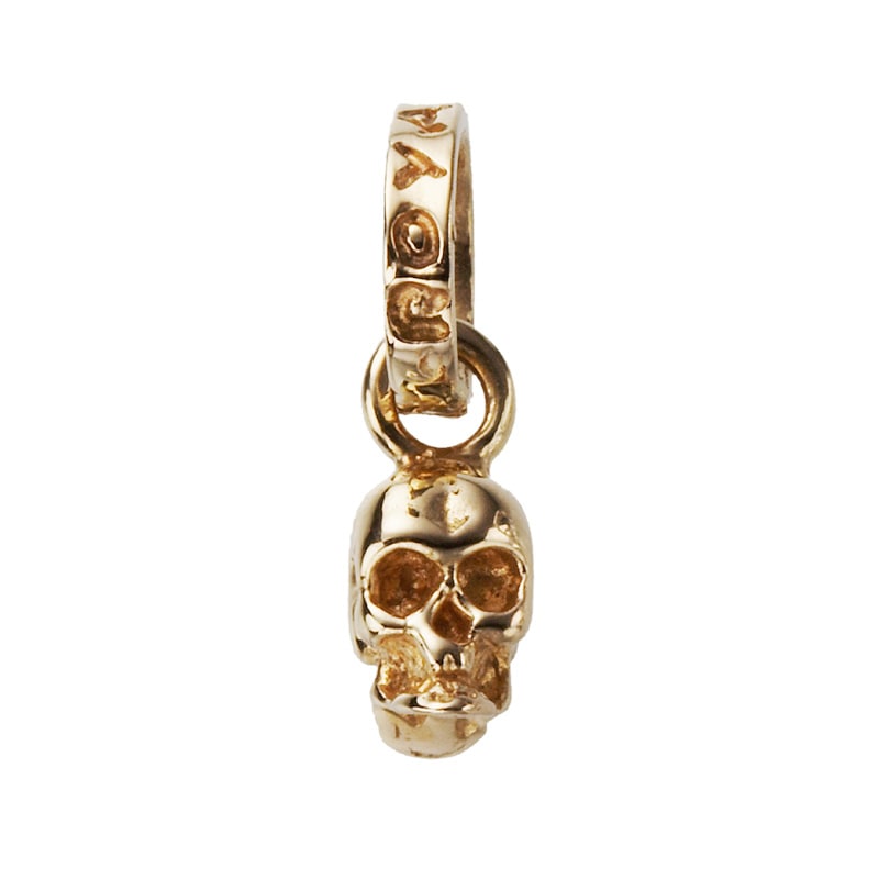 DOUBLE FACED SKULL 9K GOLD