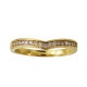 DELICATE TIARA BAND WITH PAVE DIAMOND 18K GOLD