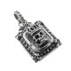 DEMI GOD SQUARE WITH SKULLWEARING CROWN
