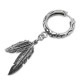 SMALL RIBBON BAND HOOP WITH #3 �� #5 FEATHER (���ñ��)